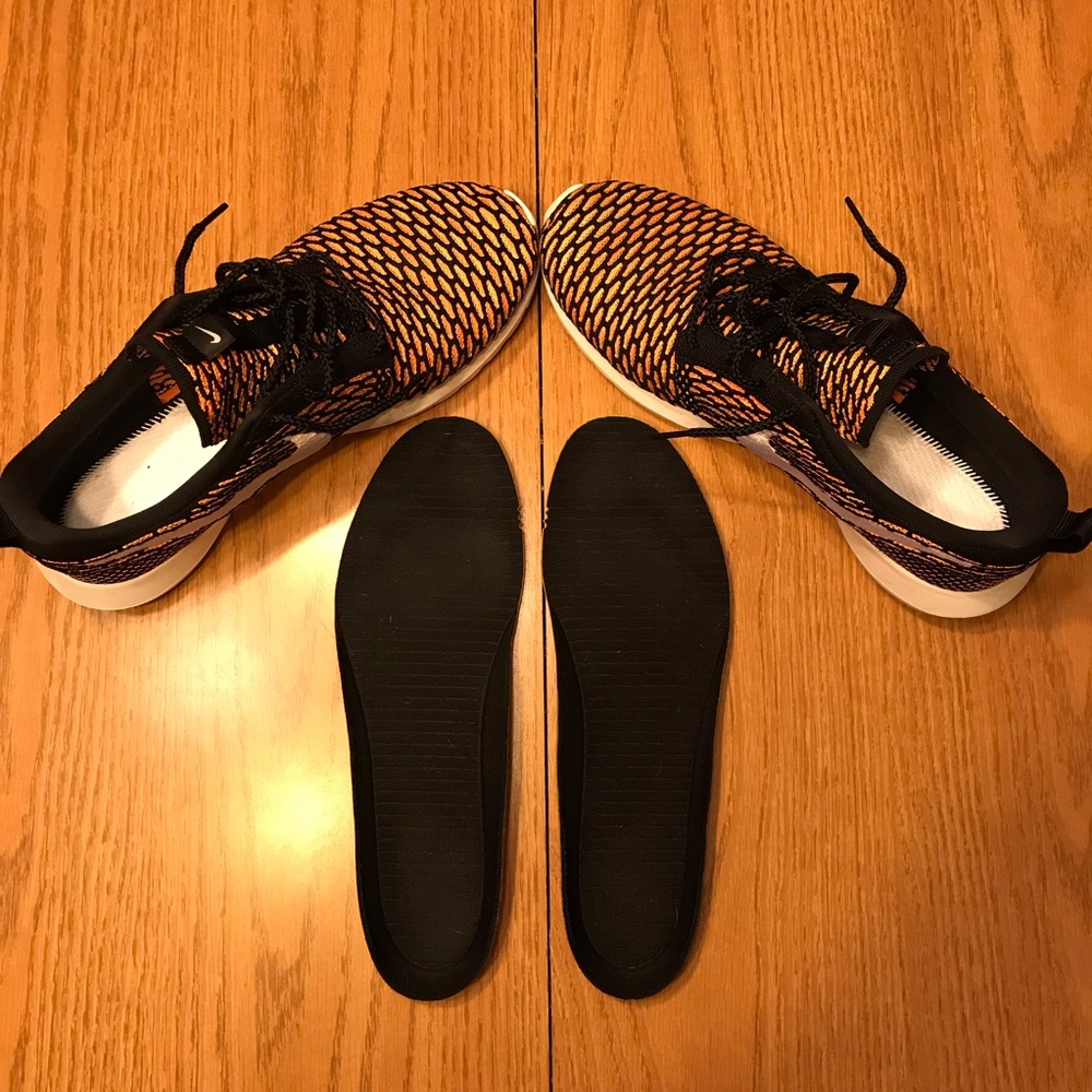 SOLD Nike Roshe NM Flynit orange volt. 11 - Picture 8 of 8